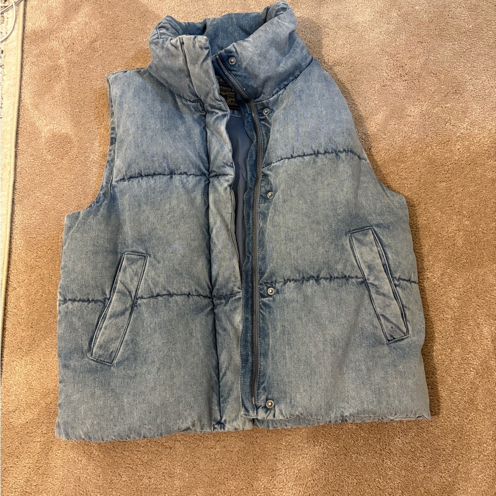 Levi's Classic Blue Denim Vest
